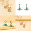 Stylish Summer 2022 Alloy Heart And Planet Earrings For Trendy Fashion Lovers