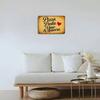 Italian Cuisine Metal Sign - "Pizza. Pasta. Vino & Amore." Vintage Aluminum Decor for Dining & Bar Spaces