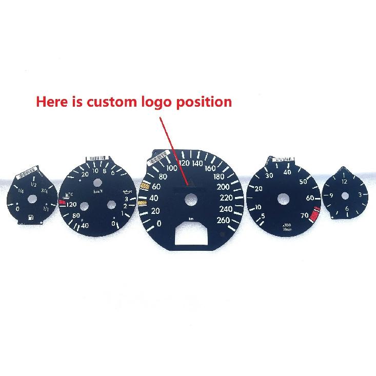 260km Speedometer dials Gauge Faces For