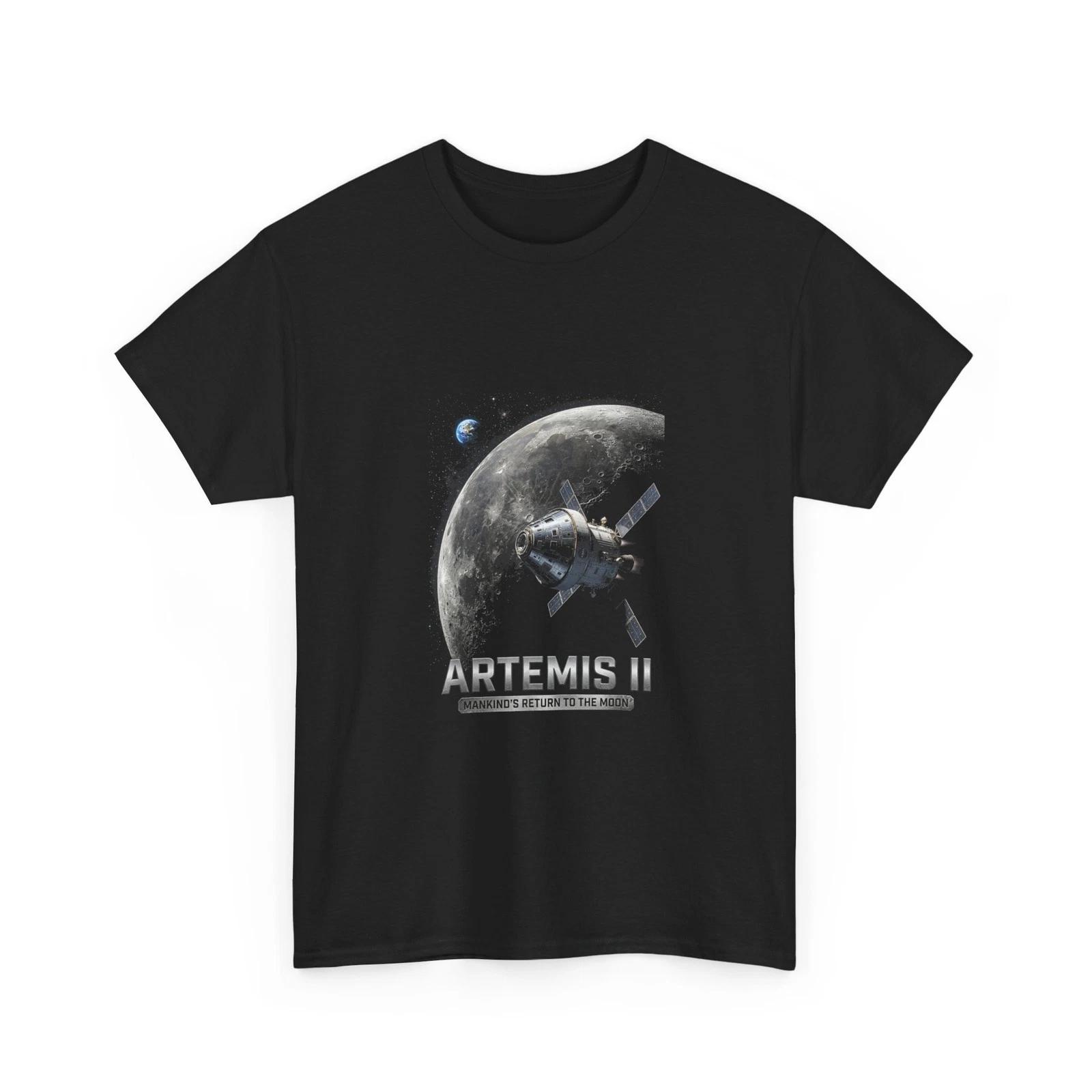 Artemis 2026 Shirt, Rocket Launch Mission to The Moon Artemis 2 T shirt 2XL