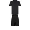 Adidas Taekwondo Round Neck Pullover Short Sleeve T-Shirt Simple Lace Soft Fashion Shorts Casual Sports Suit ADICLTS24TKP-BW+S21ATMSH1T-BW