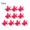 10pcs Decorative Realistic Goldfish Lifelike Moving Goldfish Plastic Gold Fish   Aquarium