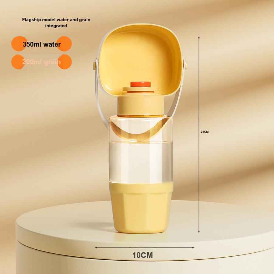 Cat & Dog Travel Cup Companion Cup for Pets, Drinking & Feeding Bottle, Heat Resistant