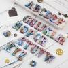 Glänzende Silikonharzformen Englische Alphabete Ohrringform DIY Schlüsselanhänger Anhänger Schmuck Epoxidharz Bastelform