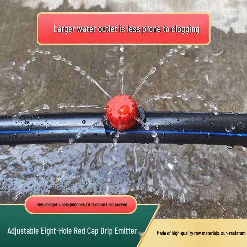 Adjustable 360° Drip Irrigation Nozzle Set for Garden 500 pieces