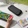 Housse de protection pour Nintendo Switch - E.F.CONNECTION - Antichoc - Rangement pour 10 cartes - Noir