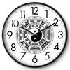 8/10 Zoll Feng Shui Wanduhr Traditionelle Chinesische Medizin Kunst Wanddekor Tai Chi Bagua Reichtum und Glücksbringer Bilduhr