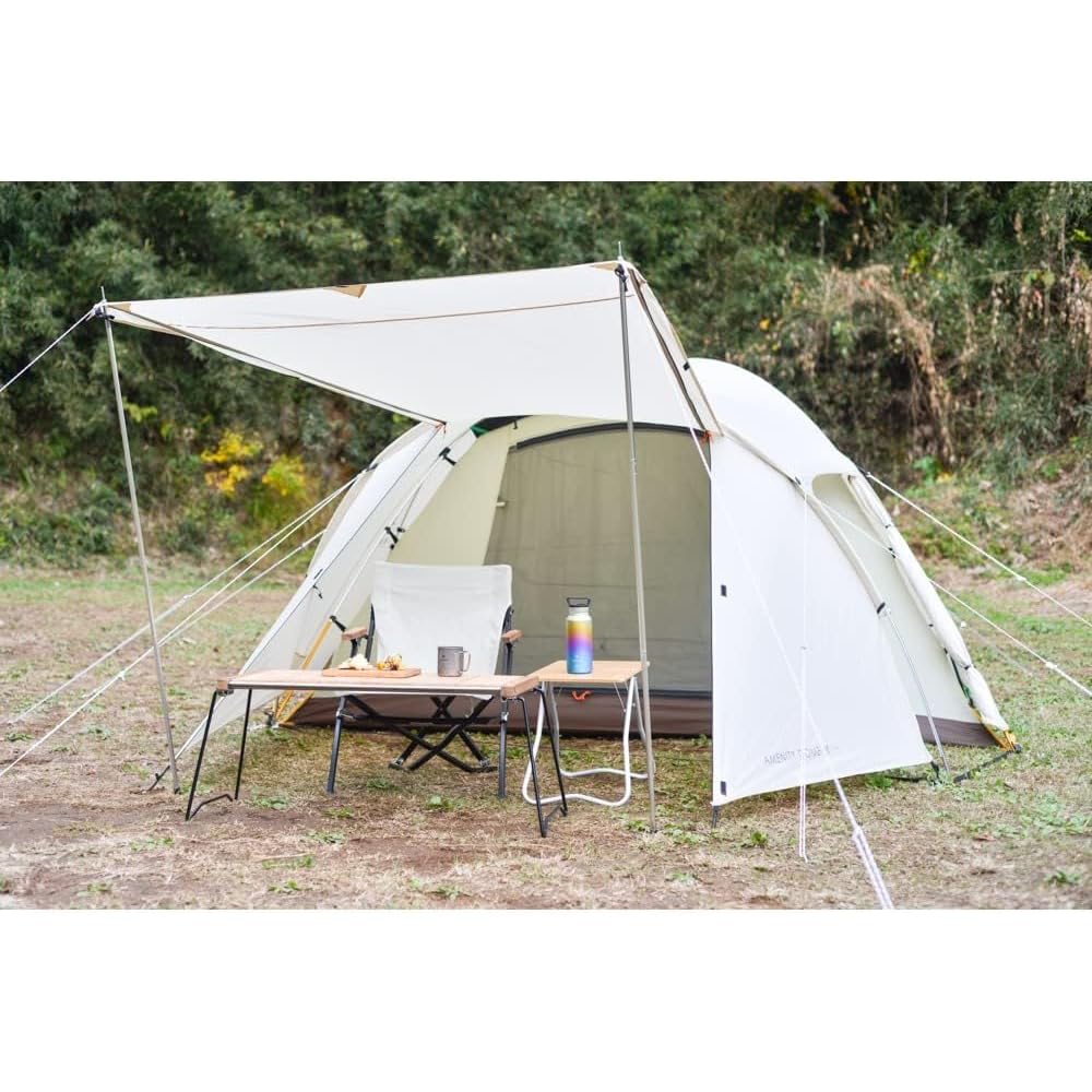 Snow Peak Amenity Dome M Tent Ivory 3-4 Person Capacity Outdoor Camping Gear