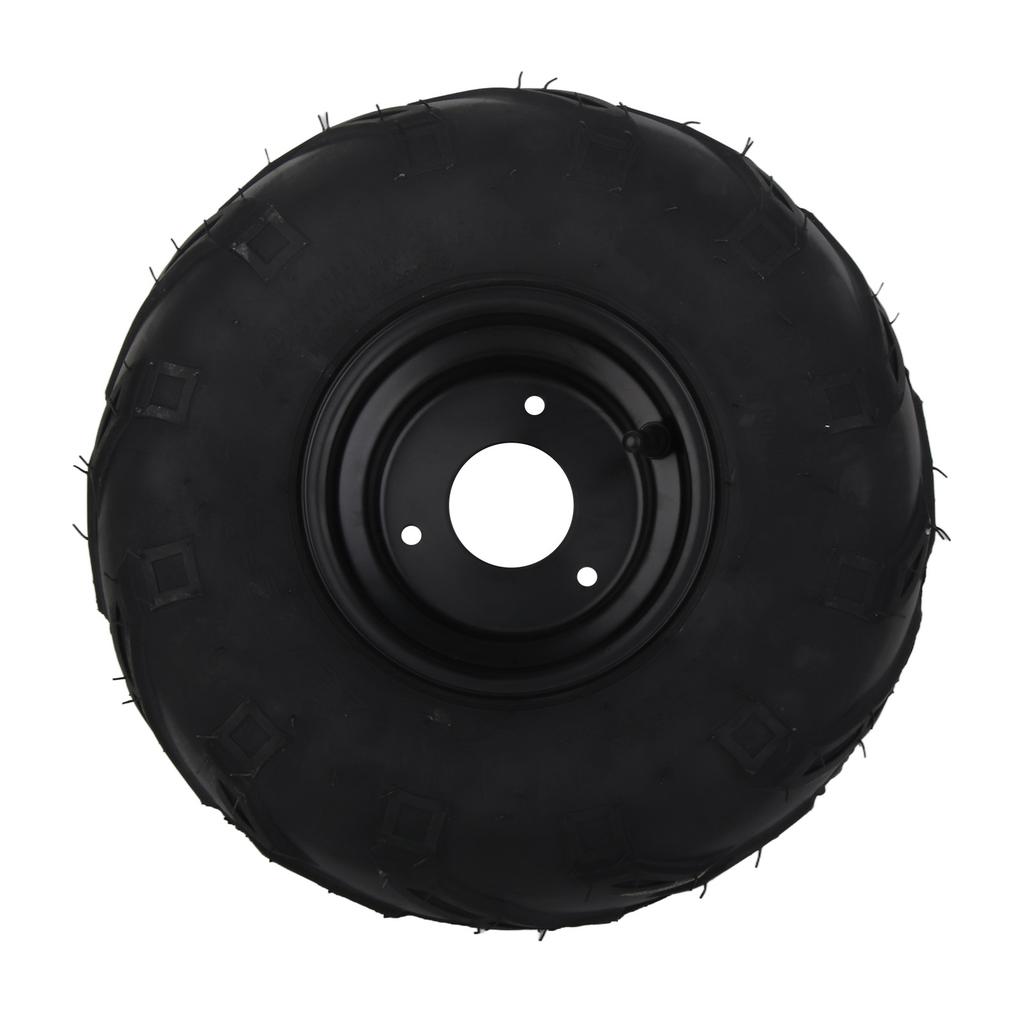 14570?6 ATV Tubeless Tire Tyre with 6in Rim Rubber Universal for Go Kart UTV Quad Bike 4 Wheelers