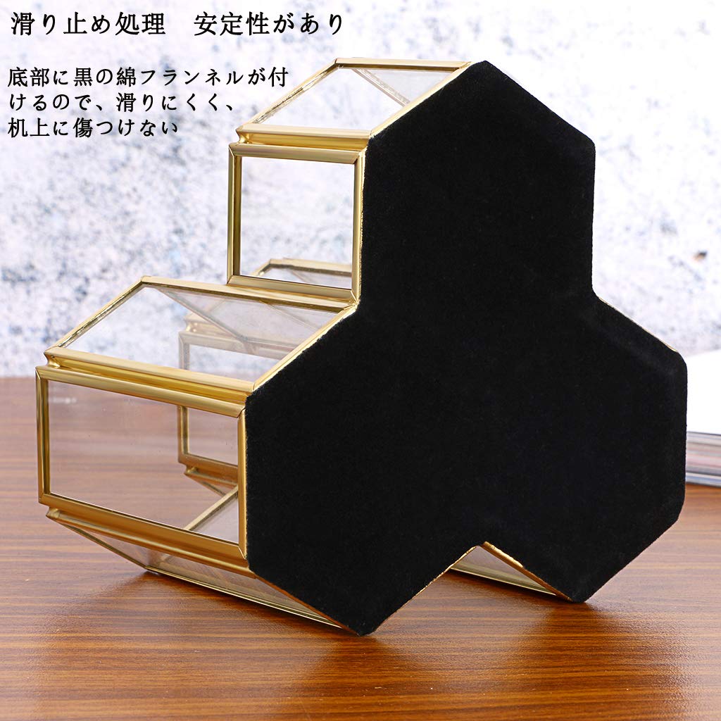 Sumnacon Desktop Storage Makeup Cosmetic Storage Transparent Pen Stylish Pen Makeup Brush Makeup Nail Polish Storage Case Case, Case, Box, Stand,