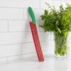 Coltello per anguria con fodero, Coltello da pane seghettato per torta, formaggio, pasticceria, Tagliafrutta in acciaio inossidabile per cucina