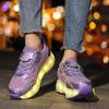 Girs LED Leuchtende Rollschuhe Vierrad-Skates Herren- und Kinder-Rollschuhe LED-Lichtschuhe