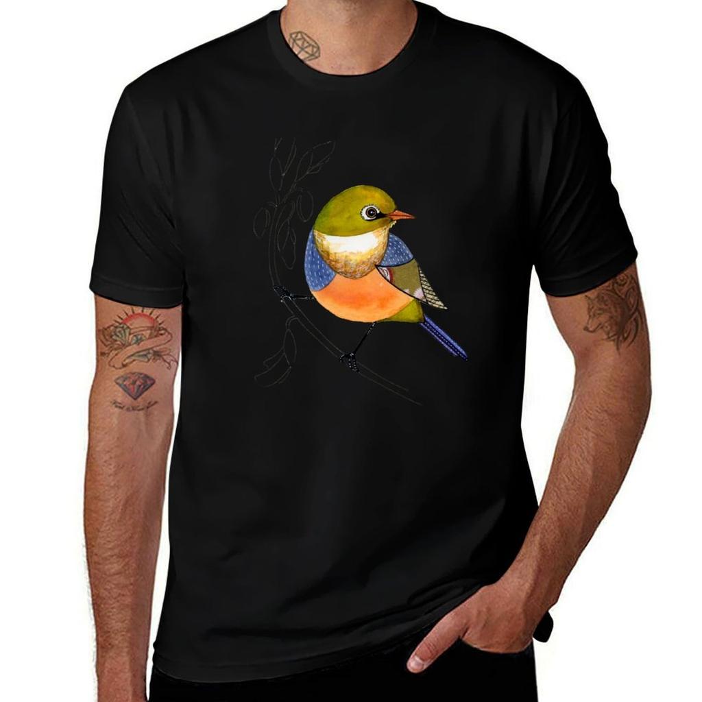 Silvereye Bird Tshirt Holiday Party For Unisex Tshirt
