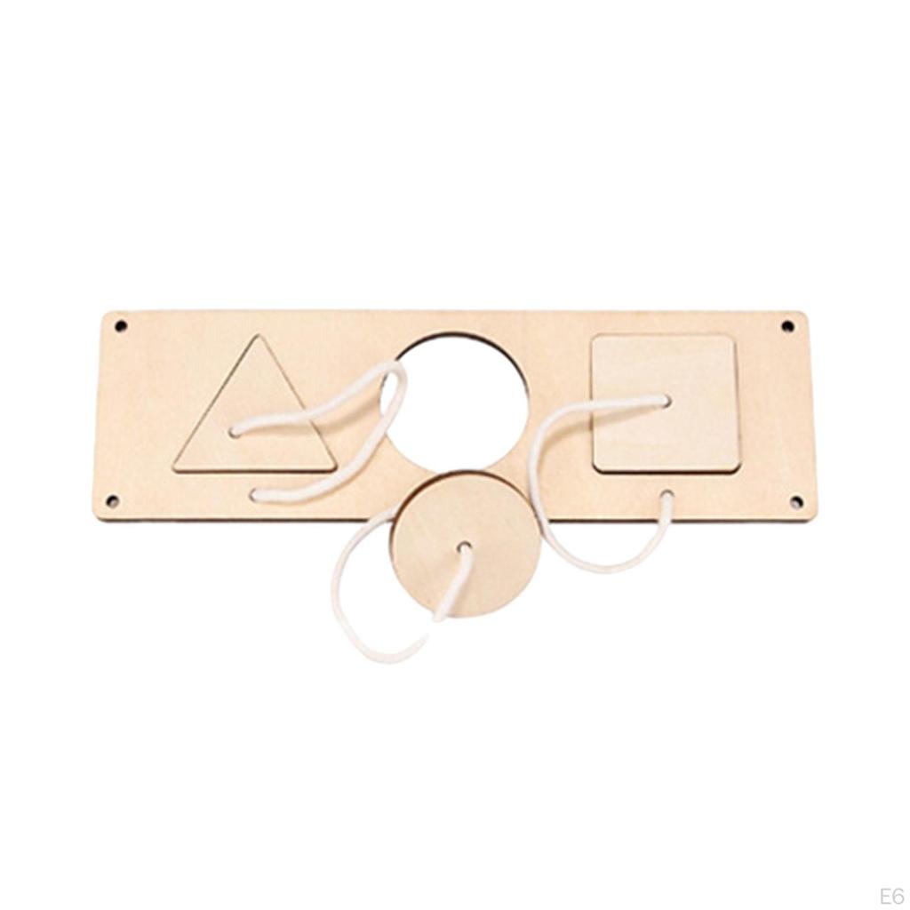 Busy Board Early Educational Toy DIY Accessories Sensory Toys Motor Skill Unpainted for Plane Travel