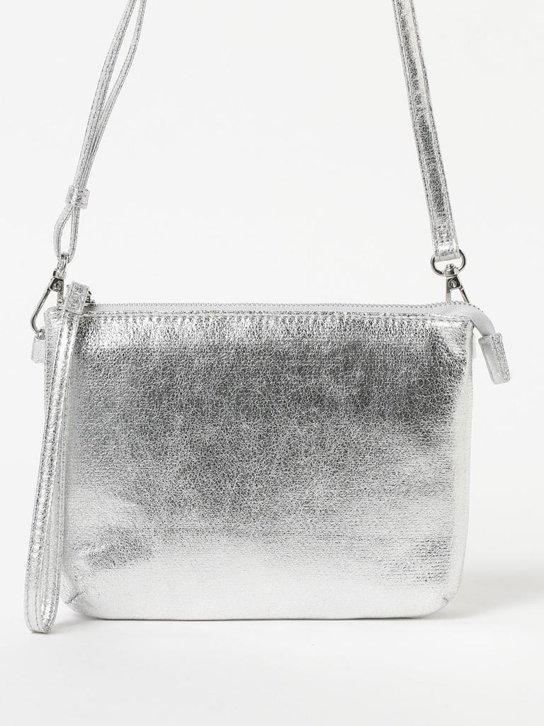 B:MING LIFE STORE by BEAMS Leather Multi Shoulder Bag, Women's, Silver, One Size