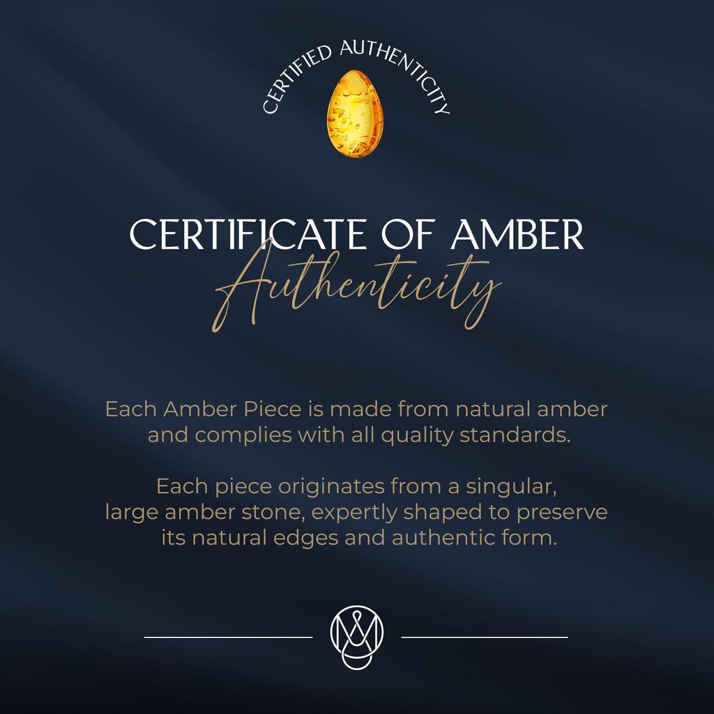 by Amber Necklace Pendant Drop Type Red Amber Jewelry Box Silver925 Gold Plated Chain 45cm Lightweight Elegant Jewelry Gift Quality Certificate