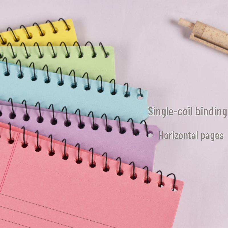 Spiral Notebook: Tear-off A5/A4, Lined Pages, Simple Cover, Ideal for Students & Office, American Style