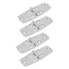 4pcs Marine Door Hinge 102 X 38mm Rustproof Stainless Steel Boat Hatch Hinge for Yachets