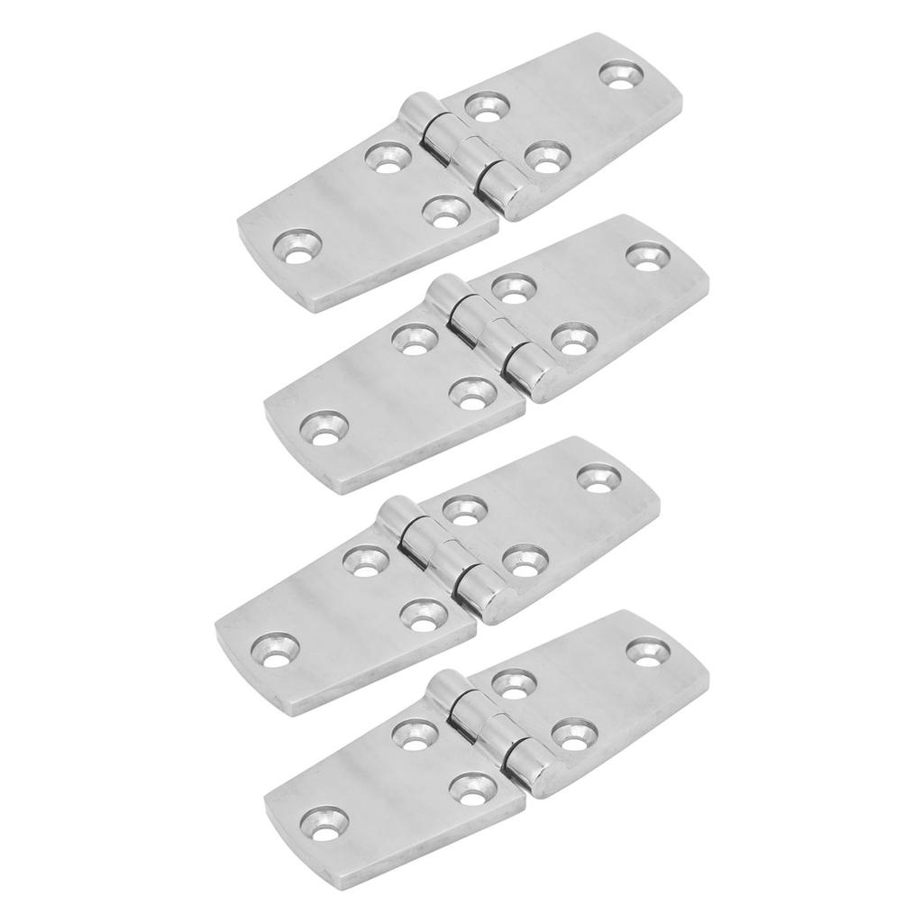 4pcs Marine Door Hinge 102 X 38mm Rustproof Stainless Steel Boat Hatch Hinge for Yachets