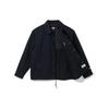 New Era SS22 MLB Series New York Yankees Solid Color Polo Collar Long Sleeve Jacket Autumn Unisex Jacket Navy-Blue 13086586