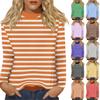 Women's Daily Casual Long Sleeve Mid Collar Top