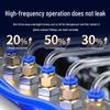 Pneumatic Quick Coupler: 4/6/8mm PC Male Air Hose Connector, Metric Coarse Thread M5/M6/02