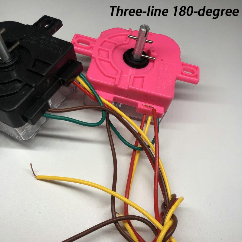 

3-проводной 180-градусный таймер стиральной машины Переключатель таймера стиральной машины Таймер стирки Полуавтоматическая стиральная машина с двумя баками