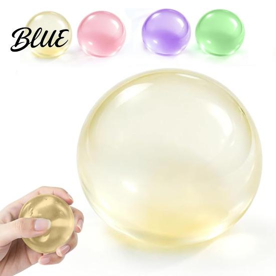 Hand Therapy Squeeze Balls Shapeable Pearlescent Ball Fidget Toy Anxiety Relief Clear Tactile Sensory Toy Fake Fruit Inside Stress for Kids Adults