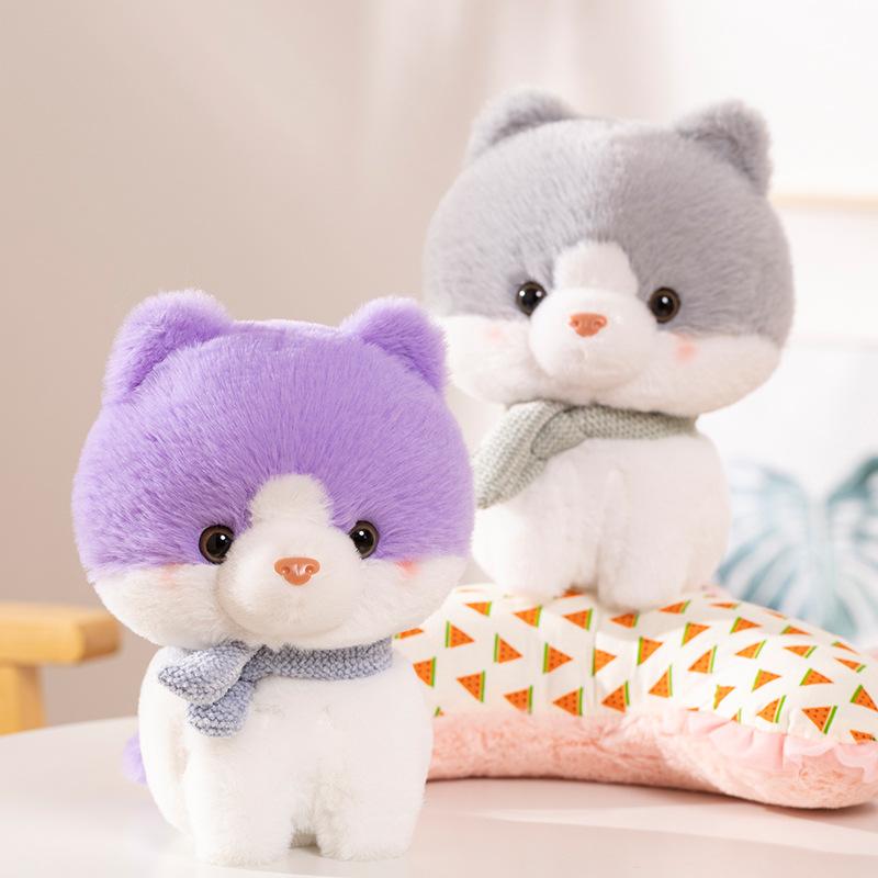 Cute Hepburn cat doll plush toy cat doll rag doll soothing ornament children's birthday gift