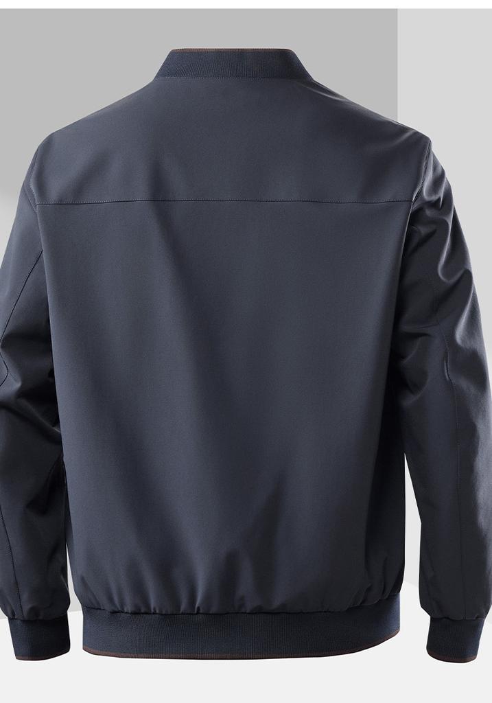 Men's Autumn and Winter Business Casual Baseball Collar Jacket