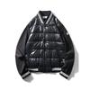 Sleeve Sports Patchwork Lightweight Down Jacket Men's Autumn and Winter Baseball Uniform Jacket Foreign Trade Men's Clothing Cotton-padded Jacket