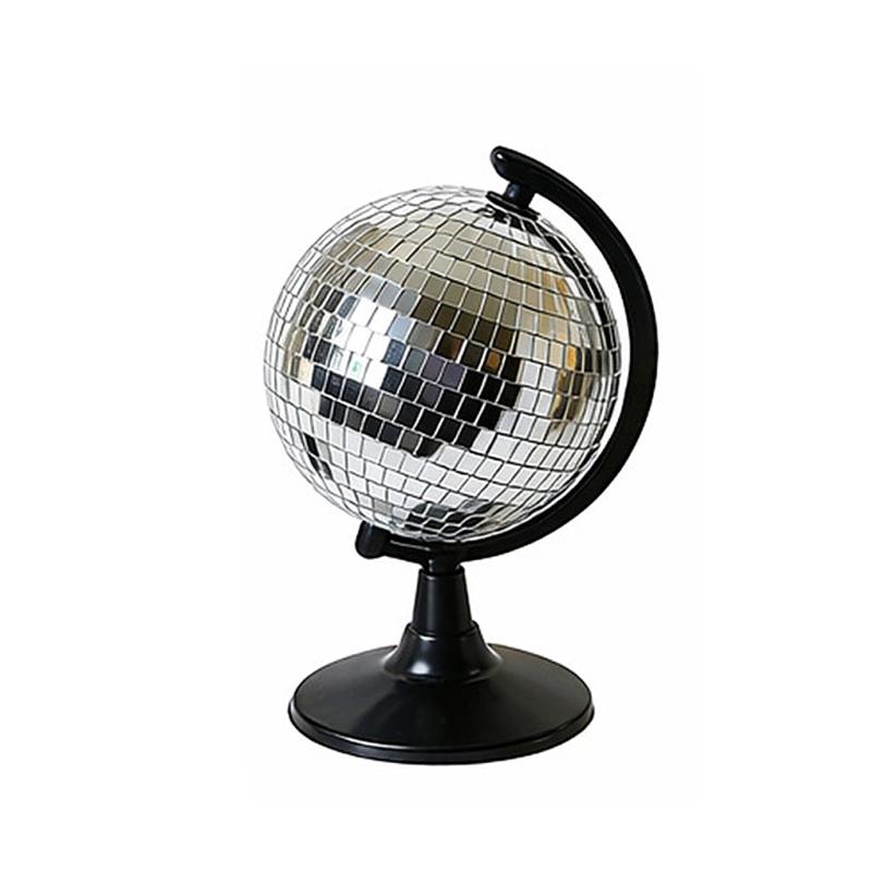 Σφαίρες Disco Μπαλόνι Αγάλματα Καθρέφτης Σφαίρα Disco Μπαλόνι Γλυπτό με Βάση Διακοσμητικά Γραφείου Στολίδι για Κεντρικά Τραπέζια