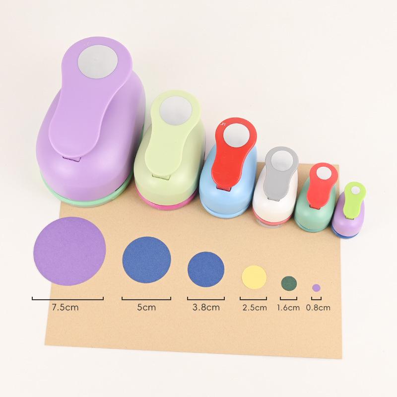 Round Embosser Craft Journal: Handmade Card & Flower Punching Machine for Kindergarten