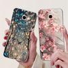 For Samsung J4 Plus Case Clear Cute Fashion Flowers Cool Painted Back Cover For Samsung Galaxy J4+ Phone Case SM-J415F SM-J415G