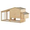VidaXL Poulailler Bois de pin massif 178x67x92 cm