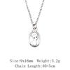 Vintage Animal Pendant Necklace Cat Animal Charm Necklaces Forest Ocean Western Jewelry Gift For Making DIY