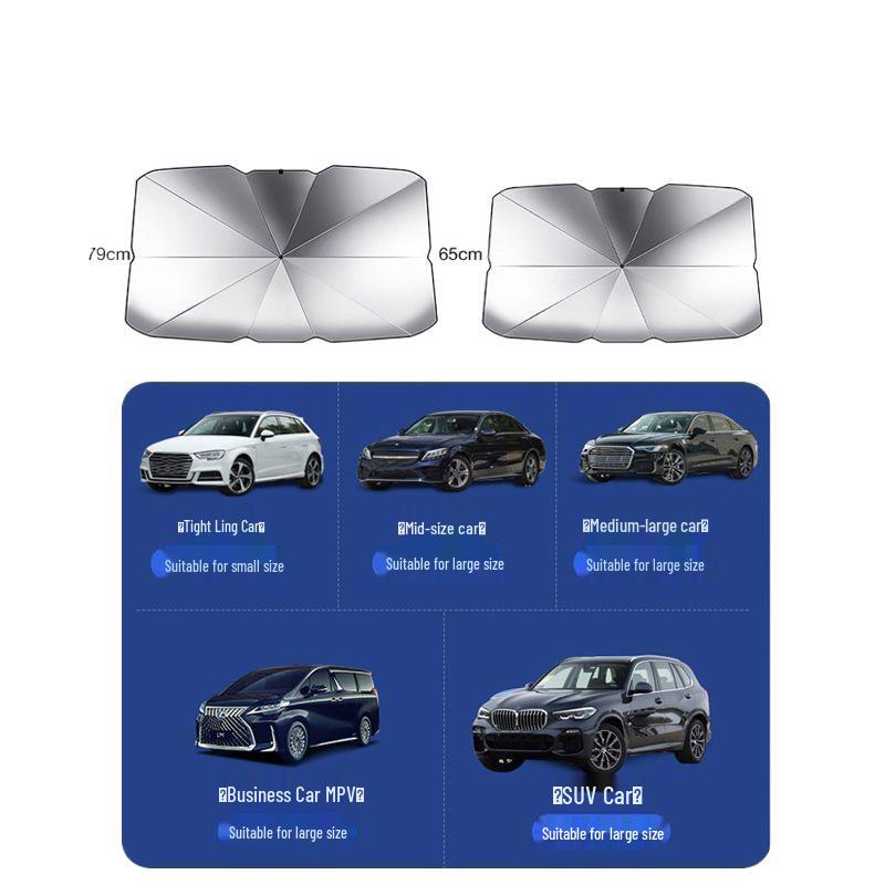 Car Windshield Sunshade UV Protection Heat Insulation Visor