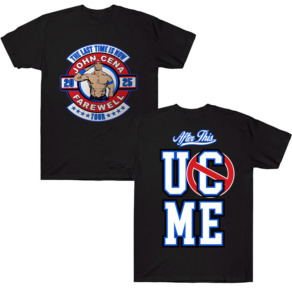 New John Cena Farewell Tour T Shirts Summer Cotton High Quality T-shirts Unisex T-shirt Fashion Sports Clothing Top
