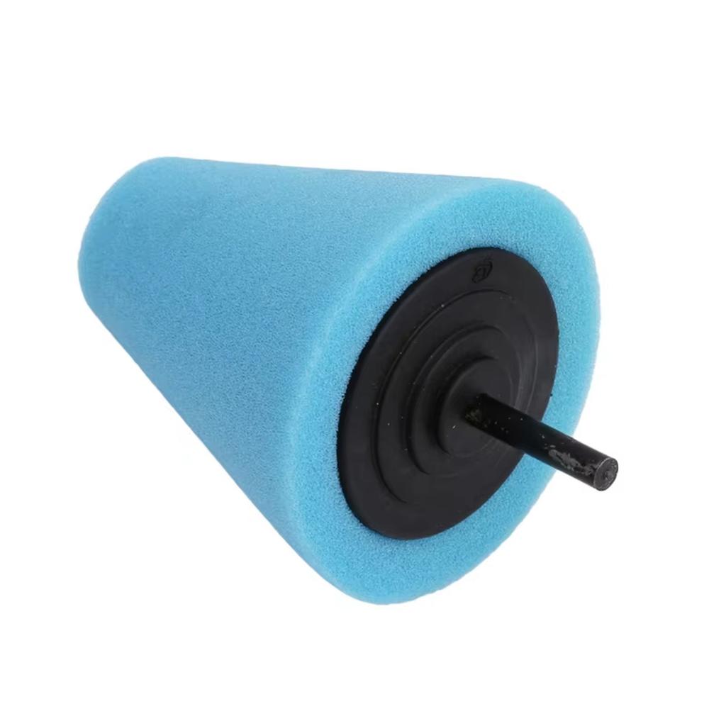 Spugna Schiuma Lucidante per Pneumatici Auto Tampone Lucidante Macchina Lucidatrice Auto Pneumatici Mozzo Ruota Strumento Lucidatura Forma Ruota