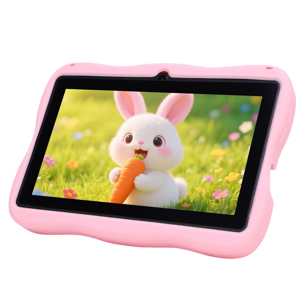 Kids Tablet 7-inch HD Display Screen for   7.0 Storage 1+16G and Dual Camera 200W Early Educational Learning Machine for Toddlers Children