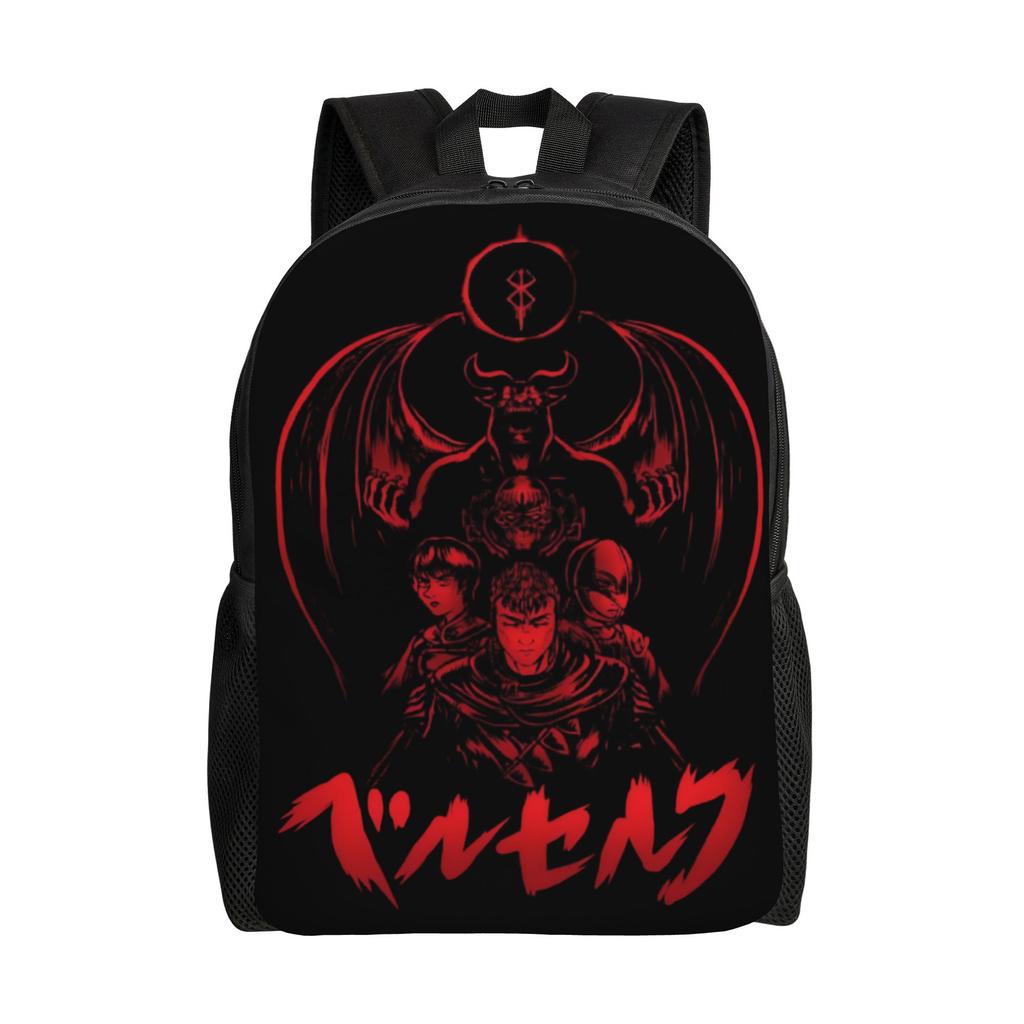 B-Berserkes Laptop Backpack Men Women Casual Bookbag for School College Student Adventure Bag
