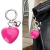Stylish Keychain with Large Heart Pendant Dainty Heart Keyring Stylish Key Chain Delicate Decoration for Key and Bag