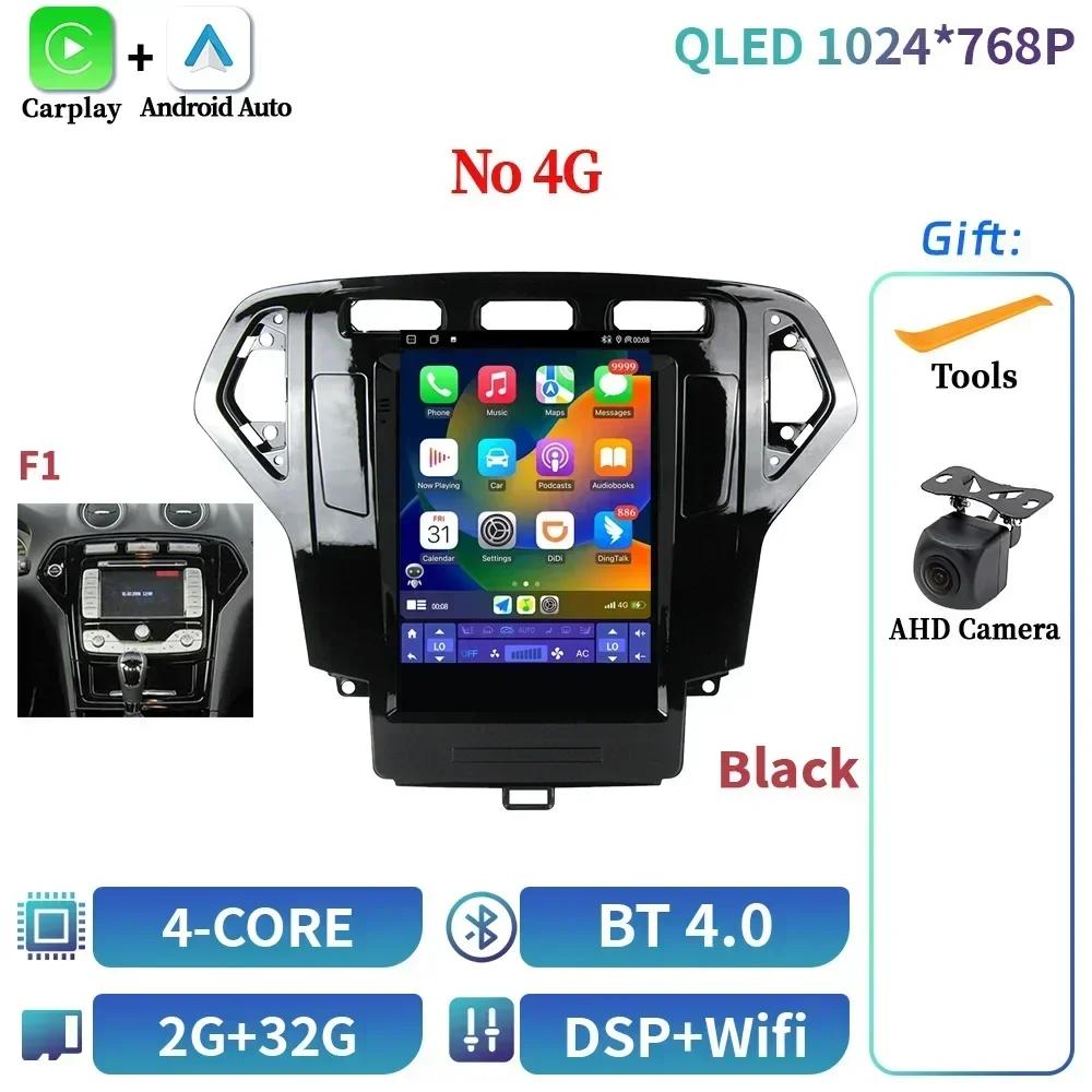 9.7inch For Ford Mondeo 4 2006-2010 Android 14 Wireless Carplay Car Radio Multimedia 4G GPS CarPlay Screen Autoradio Navigation