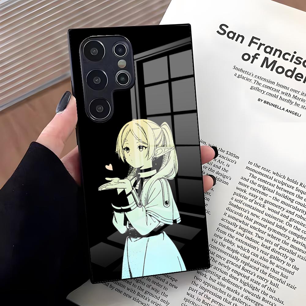 Hot Japan Anime Comics Frieren Phone Case For Samsung S26 Ultra S25 Edge Ultra S23 S22 S21 S20 Ultra Plus S24 Fe A25 Glass Cove