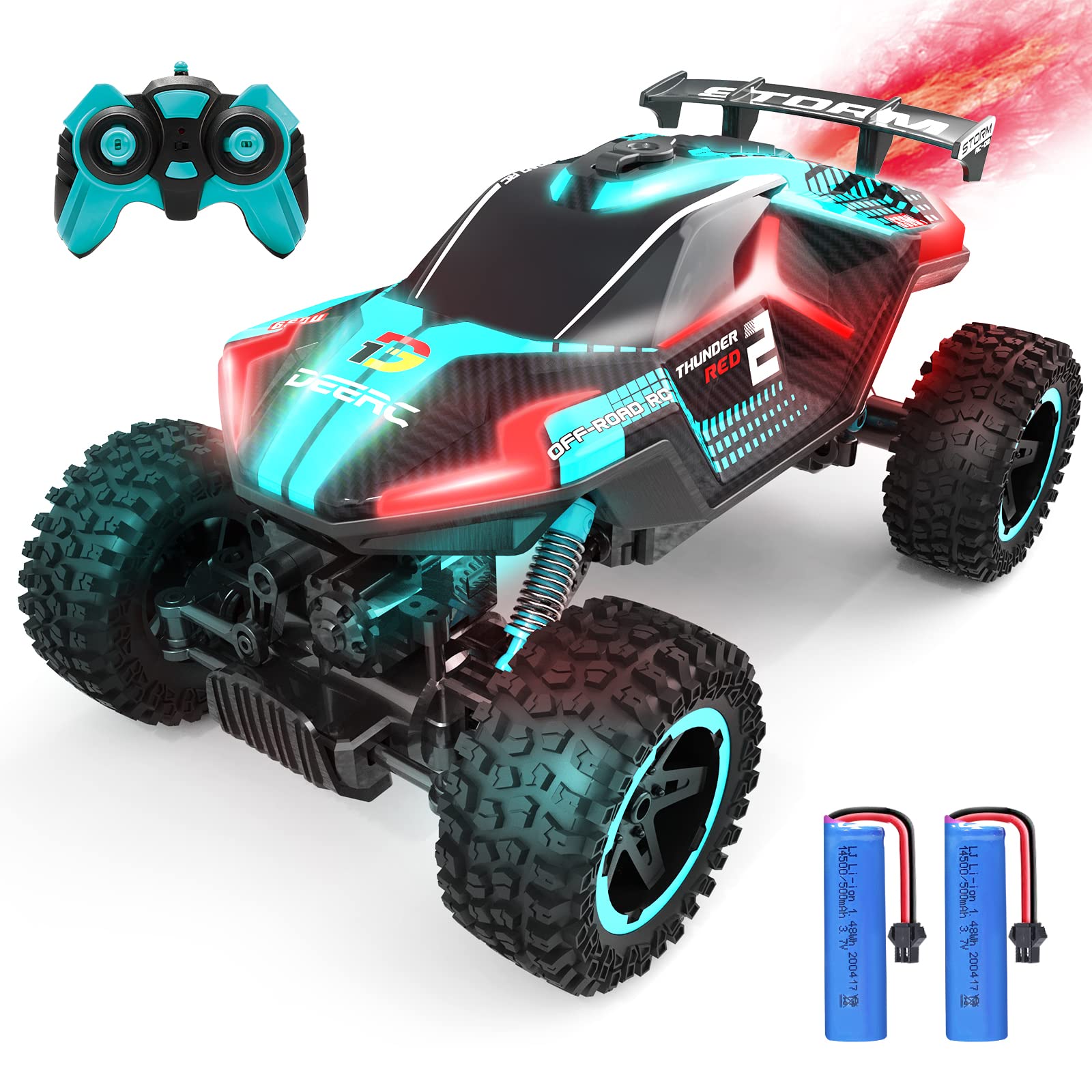 

DEERC RC Car for Operation 2 RC Five Light Water Kindergarten Entrance Day Gift for Elementary and Middle School Japan Japanese DE69 Kids, Off-Road,