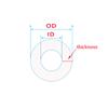 304 Stainless Steel Tube Precision Pipe Seamless Straight Tube Outer Diameter 10mm-34mm Inner 6-32mm Polished Inside and Outside