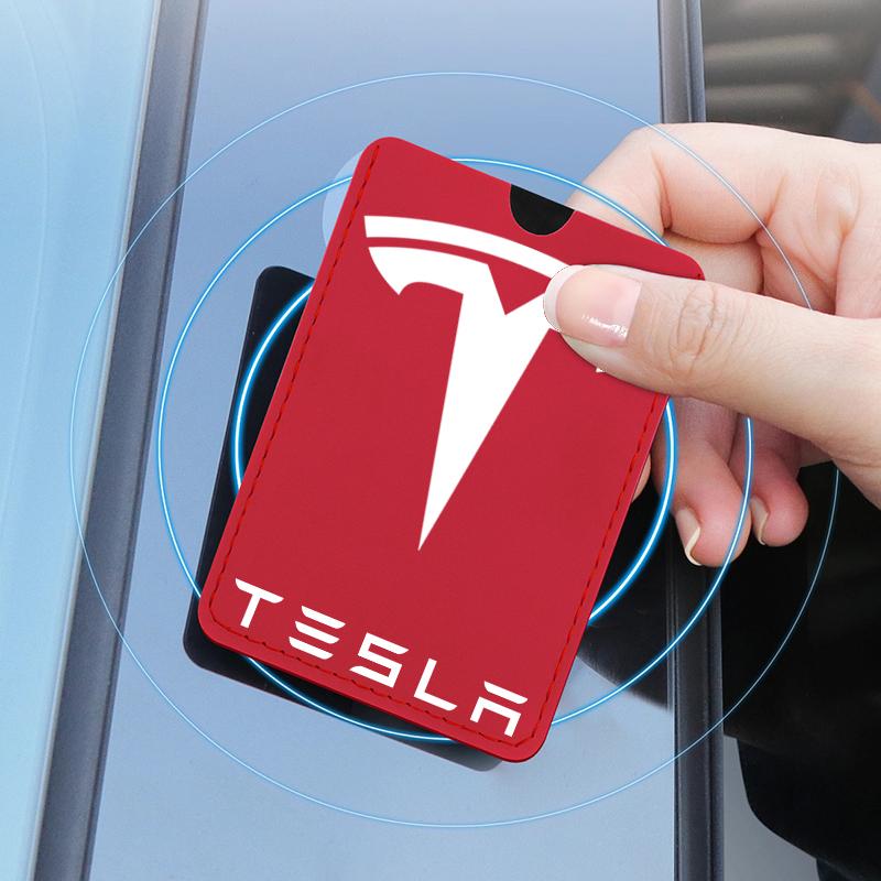Suede key case Cover For New Tesla Model 3 Card Holder Protector Cover Key Chain For Tesla Model Y Key Accessories