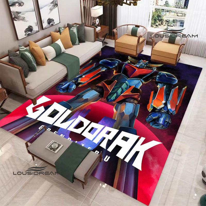 Tapis 3D OVNI ROBO GRENDIZER GOLDORAK Tapis antidérapant Tapis d'extérieur Tapis de zone Tapis de décoration pour la maison la chambre à coucher Tapis pour chambre à coucher Cadeau d'anniversaire