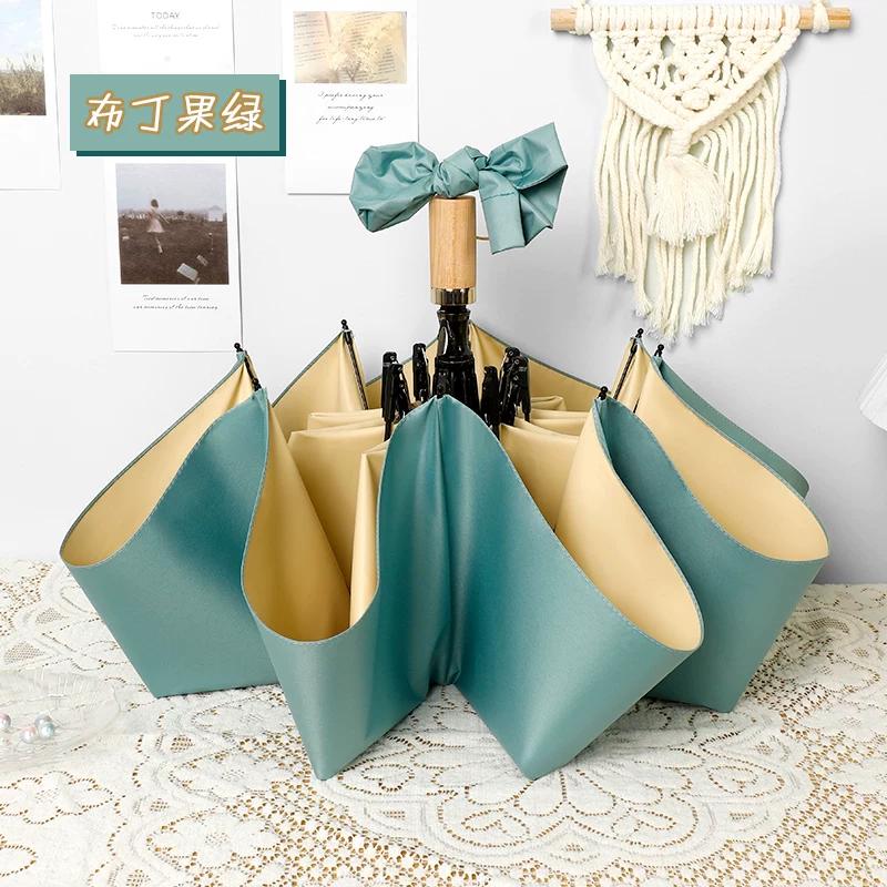 Umbrella with Enlarged Size, Thickened and Reinforced, Dual-Use for Sun and Rain, Sun Protection, Uv Protection, Sunshade Umbrella for Men and Women