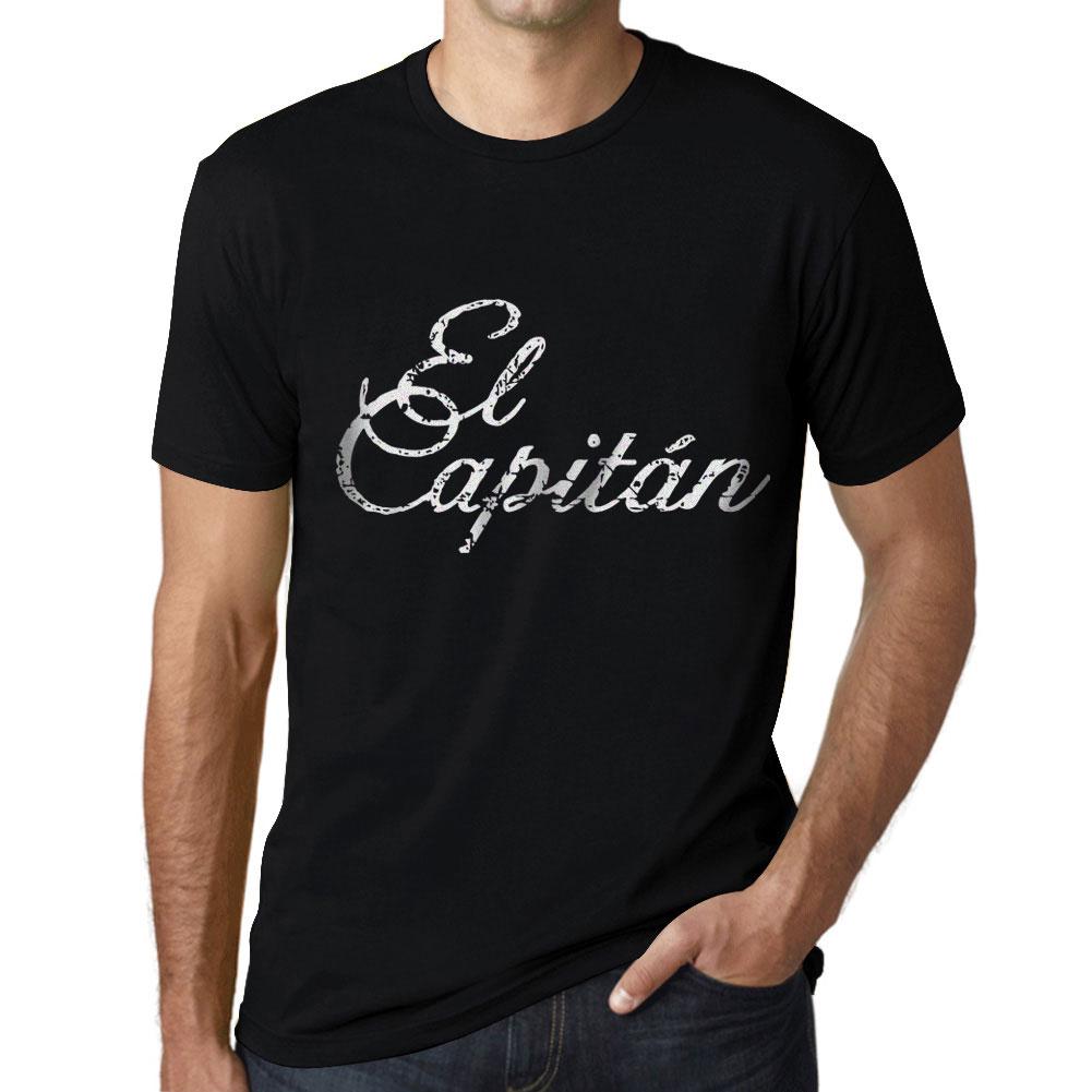 Ultrabasic Homme T-shirt Graphique El Capita_n Lettres Imprimes